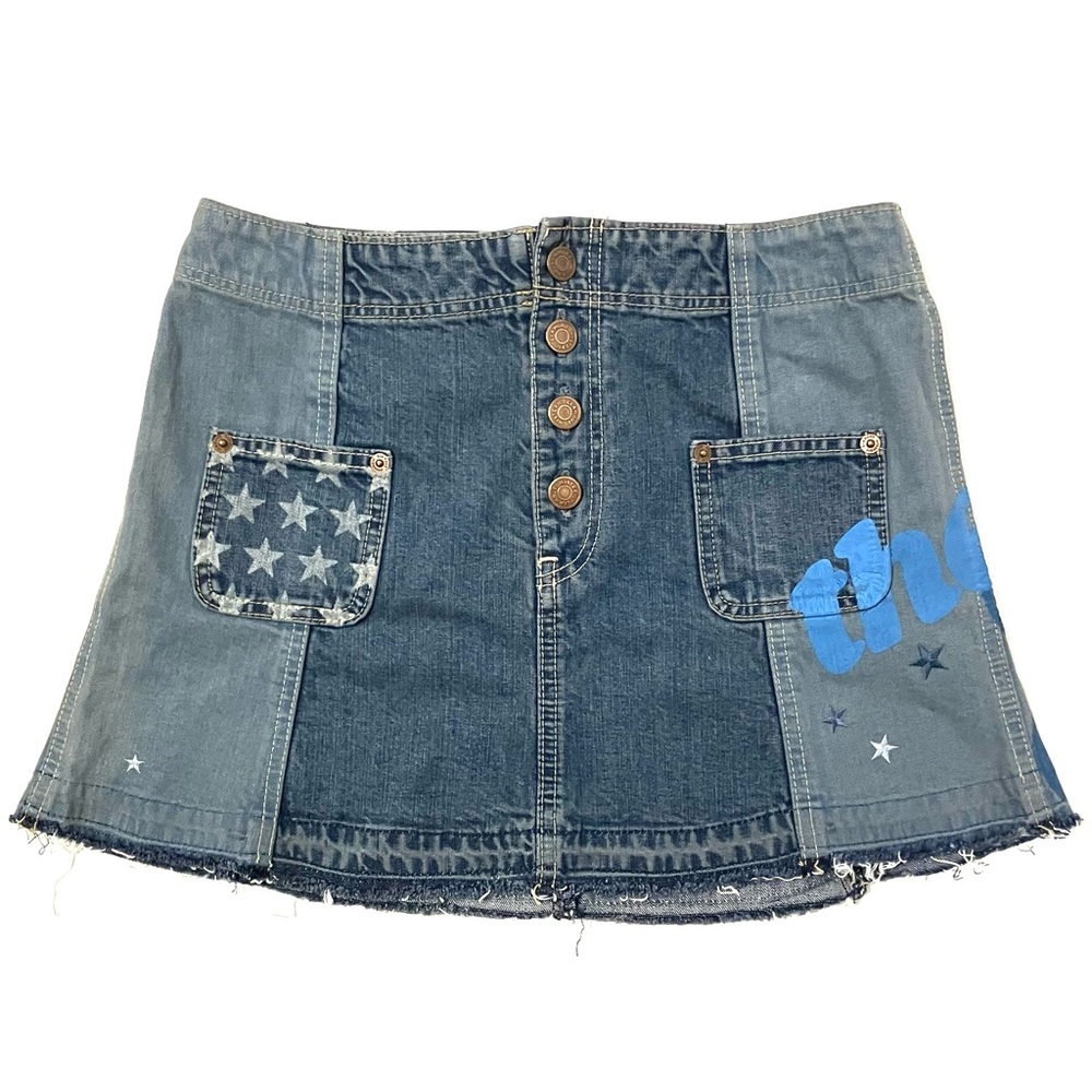 Hysteric Glamour Super Hys Vintage Denim Mini Skirt XS